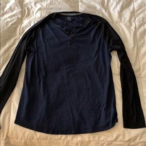 Old Navy Large Tall Long sleeve Navy Shirt